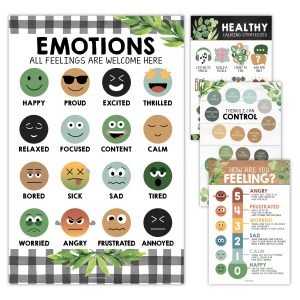 Feelings Posters | Set of 4 | Educational Posters - Farmhouse