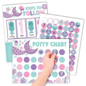 Potty Training Chart | Sticker Charts | Early Education - Mermaid