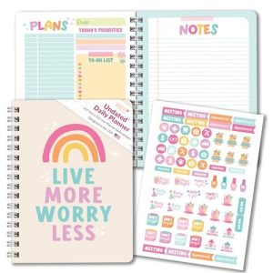 Daily Planner | Undated | Calendars & Planners - Rainbow