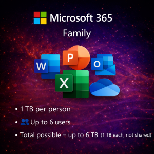 Microsoft 365 Family - 1 Year
